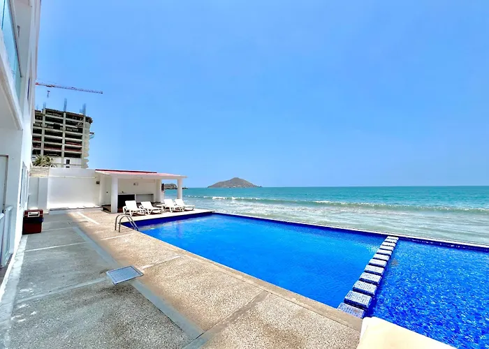Apartamento Marina Del Sol 402 Vista Al Mar Mazatlán