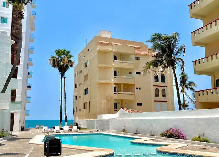 Apartamento Marina Del Sol 402 Vista Al Mar Mazatlán